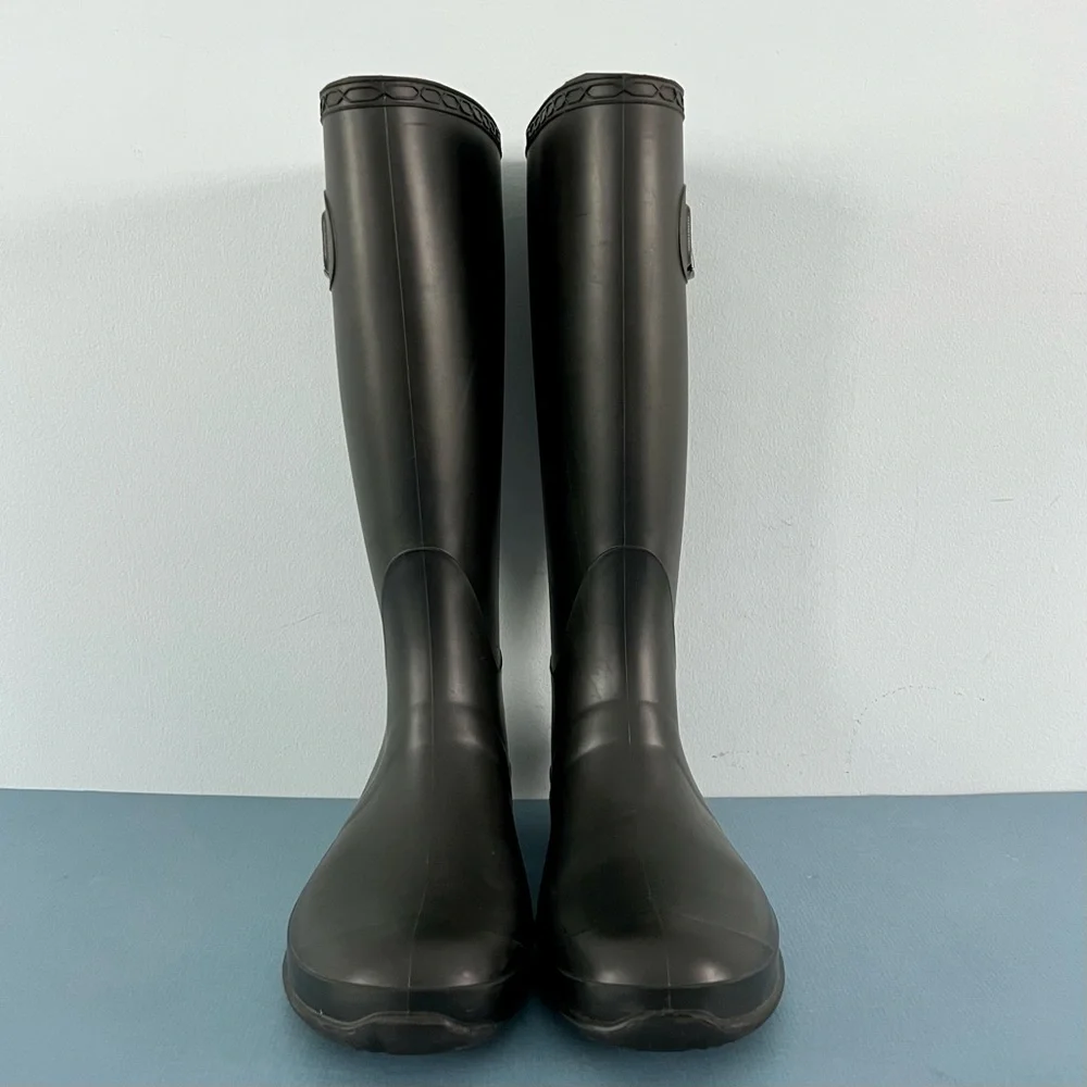 Kamik Olivia‎ Waterproof Black Rubber Rain Boots